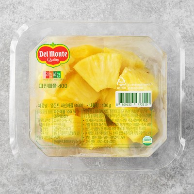 과일보감 델몬트 파인애플, 400g, 1개