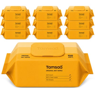 탐사 오리지널 물티슈, 10개, 100매, 50g