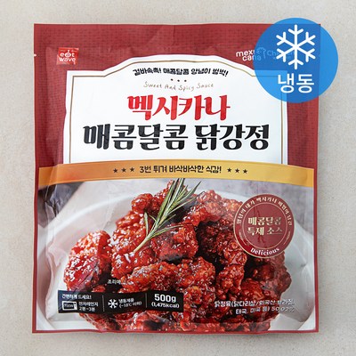 멕시카나치킨 멕시카나 매콤달콤 닭강정 (냉동), 500g, 1개