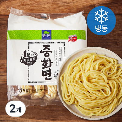 면사랑 중화면 5개입 (냉동), 1.15kg, 2개