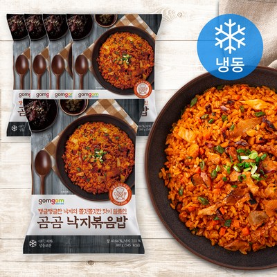 gomgom 곰곰 낙지 볶음밥 (냉동), 300g, 5개