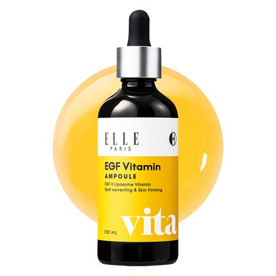 ELLEPARIS ELLE PARIS EGF 비타민 기미 탄력 집중앰플, 1개, 100ml