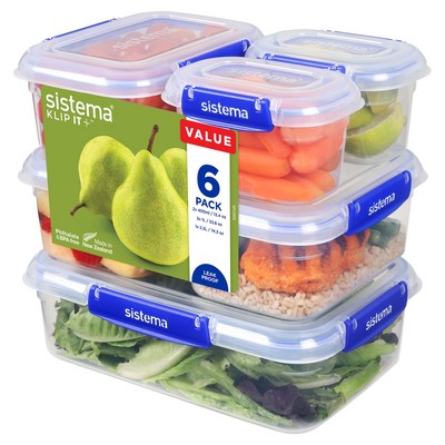 Sistema Klip It+ 모듈러 에센셜 식품 보관 밀폐용기 세트, 1세트, 400ml x 2p +1L x 3p + 2.2L