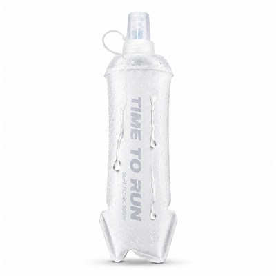 타임투런 소프트 플라스크 W-MX 러닝 물통 런닝 물병, 화이트, 1개, 500ml