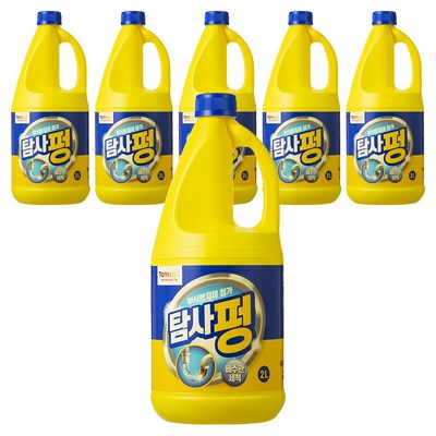 탐사 펑 배수구 세정제, 2L, 6개