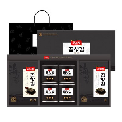 광천김 곱창김 프리미엄 선물세트 + 쇼핑백, 1세트