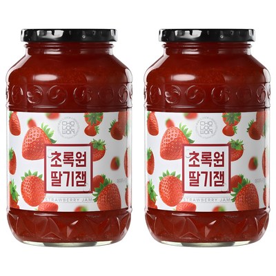 초록원 딸기잼, 1kg, 2개