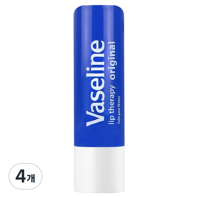 바세린 립테라피 스틱 4.8 g, 오리지널, 4.8g, 4개