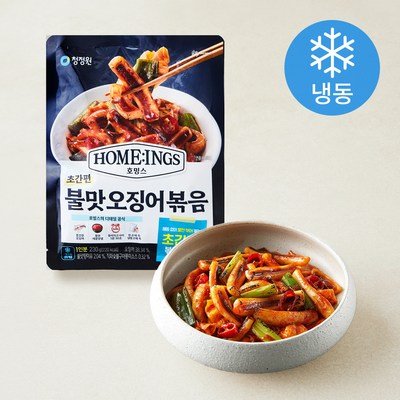 호밍스 초간편 불맛 오징어 볶음 (냉동), 1개, 230g