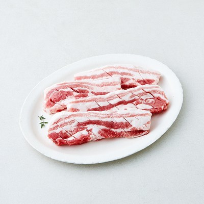 선진포크한돈 칼집 삼겹살 로스 (냉장), 1개, 500g
