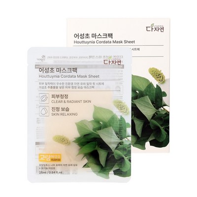 다자연 어성초 마스크팩, 13개입, 1개