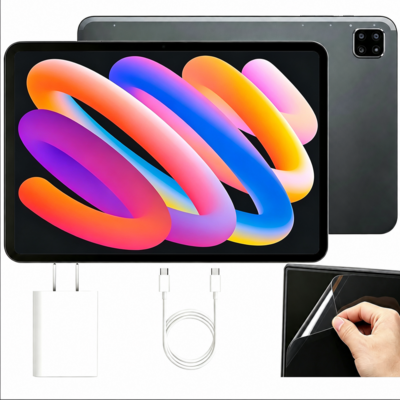 BMAX 11.4인치 태블릿 2.4K 화면 4G LTE 통화 지원 G99 CPU 탑재 22/24GB+128/256GB(최대 2TB 확장 가능) Widevine L1 Netflix, Space Grey, 128GB, Wi-Fi+Cellular