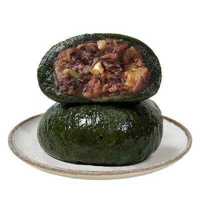 명가삼대떡집 저당 팥앙금 견과류 가득한 쑥 호두 찹쌀떡 개별포장, 2kg, 1개