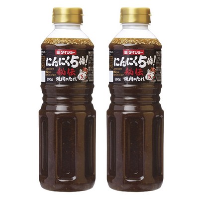 다이쇼 마늘 5배 비전 야키니쿠 양념, 2개, 590g
