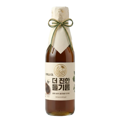 들녘 [들녘] 전통압착 더 진한 통들깨100% 들기름, 1개, 350ml
