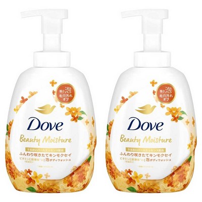 도브 (Dove) 뷰티 모이스처 폼 바디 워시 킨모쿠세이, 540g, 2개