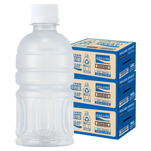 포카리스웨트 무라벨, 340ml, 40개