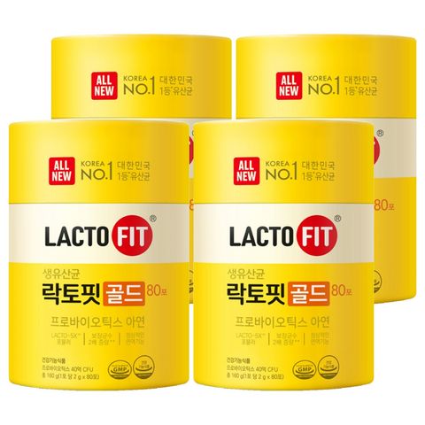 락토핏 정품 골드 80포 160g, 1개