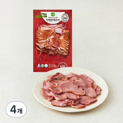 다향 1등급 훈제오리 300g, 2개