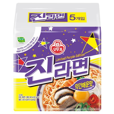오뚜기 진라면 약간매운맛 120g, 40개