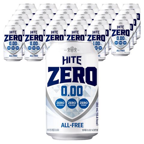 하이트제로 0.00 무알콜 맥주 350ml, 24개