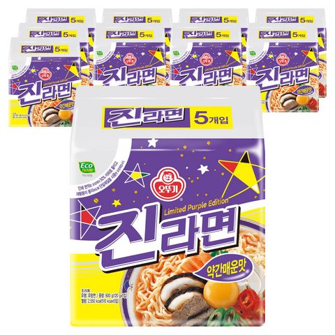 오뚜기 진라면 약간매운맛 120g, 40개
