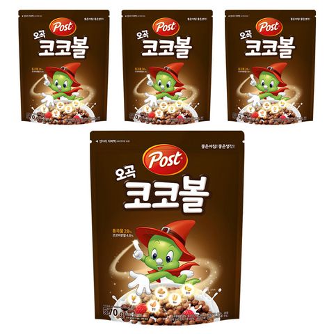 포스트 오곡 코코볼 시리얼, 570g, 2개