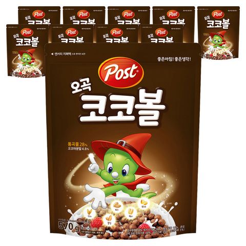 포스트 오곡 코코볼 시리얼, 570g, 2개