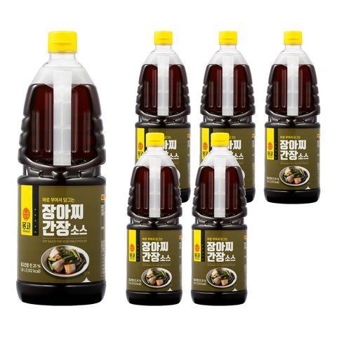 몽고식품 장아찌 간장소스 1.8L, 3개