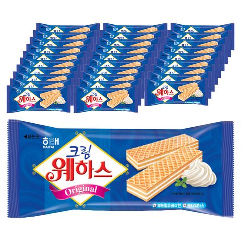 해태제과 크림웨하스, 50g, 40개