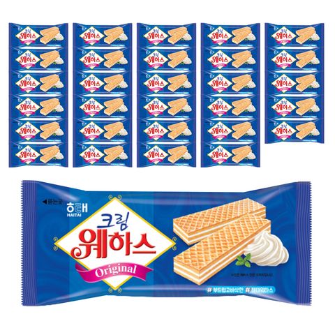 해태제과 크림웨하스, 50g, 40개