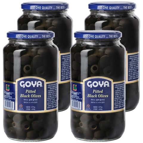 고야 대용량 피티드 블랙 올리브, 875g, 1개