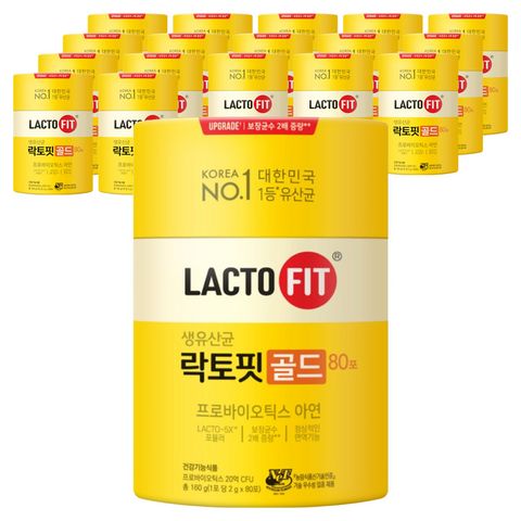 락토핏 정품 골드 80포 160g, 1개