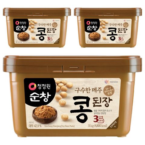 청정원순창 콩된장, 3kg, 1개