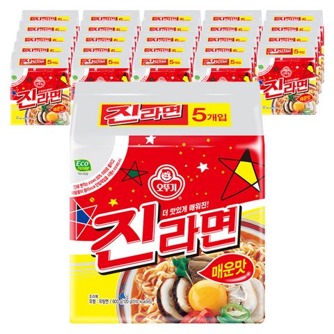 오뚜기 진라면 매운맛 120g, 200개