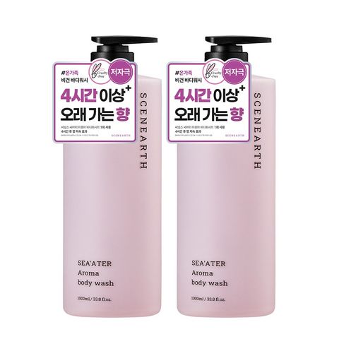 씨널스 씨어터 아로마 퍼퓸 보습 바디워시, 2개, 1L