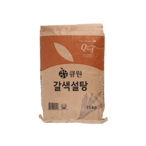 큐원 갈색설탕, 15kg, 1개