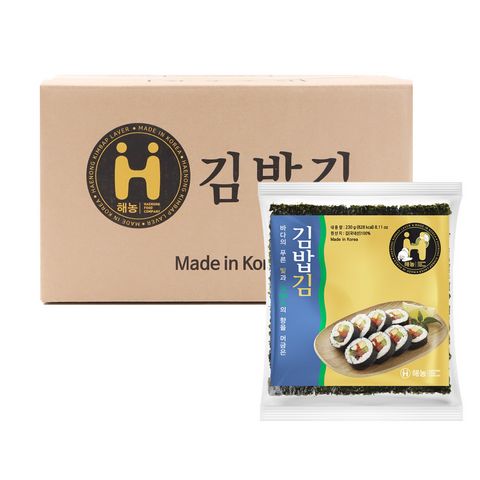 해농 김밥김 골드, 230g, 20개