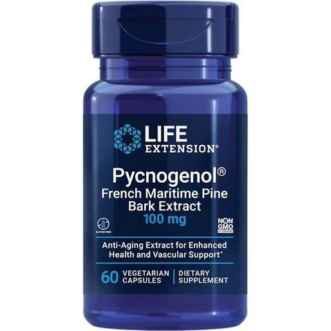 라이프익스텐션 피크노제놀 100mg 베지테리안 캡슐 60정, 1개