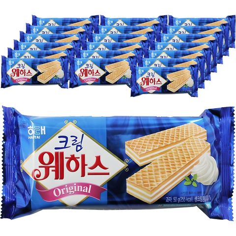 해태제과 크림웨하스, 50g, 40개