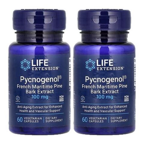 라이프익스텐션 피크노제놀 100mg 베지테리안 캡슐 60정, 1개