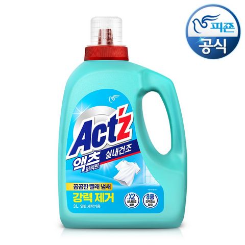 액츠 퍼펙트 실내건조 일반용 프레시 플로럴향 액상세제 본품 3.2L, 1개