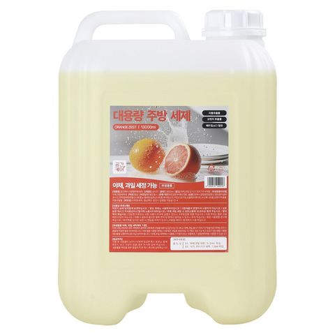 공간케어 대용량 주방세제, 1개, 18.75L