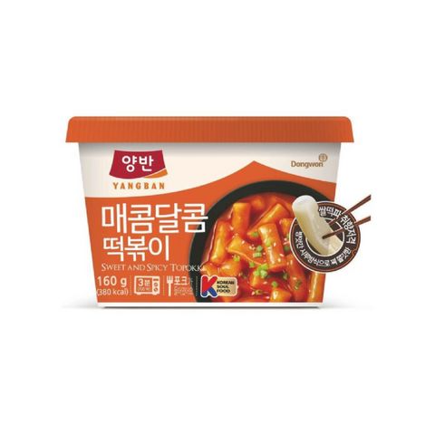 떡볶이의신 매콤달콤 컵떡볶이, 160g, 16개