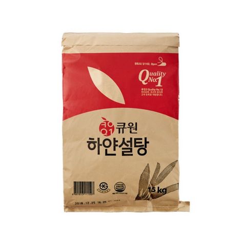 큐원 하얀 설탕, 15kg, 1개