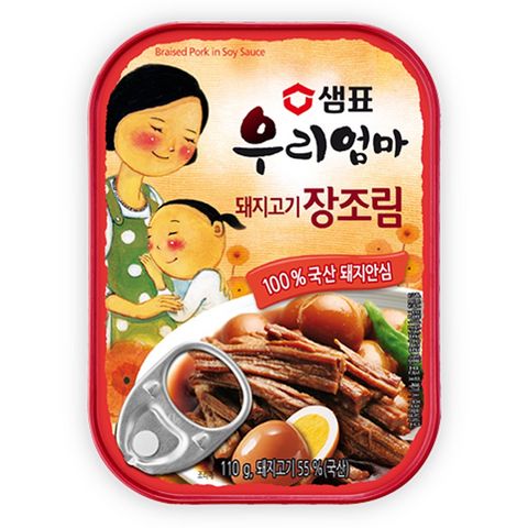 샘표 우리엄마 돼지고기 장조림, 110g, 16개