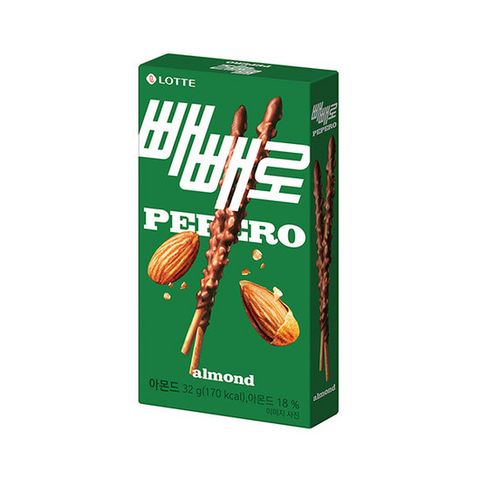 빼빼로 아몬드, 37g, 20개