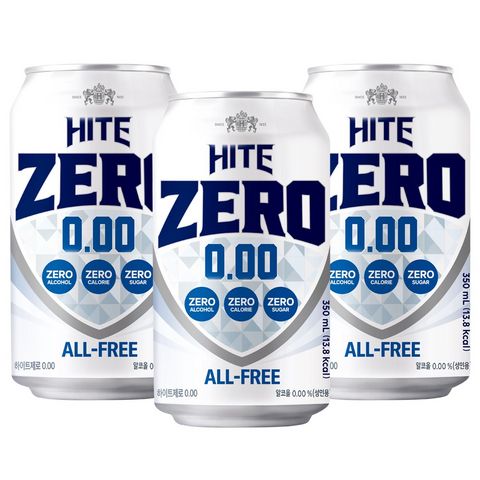 하이트제로 0.00 무알콜 맥주 350ml, 24개