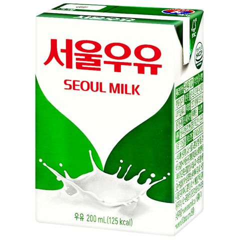 서울우유 멸균 흰우유, 200ml, 48개