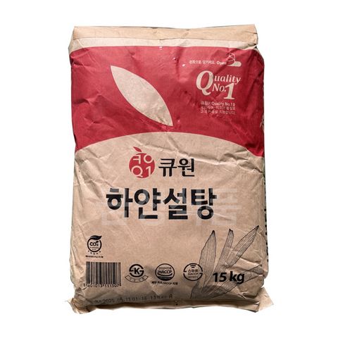 큐원 하얀 설탕, 15kg, 1개